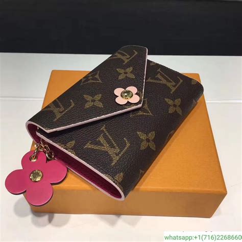 louis vuitton monogram canvas victorine wallet with flower charm rosy|Victorine Wallet Monogram Canvas .